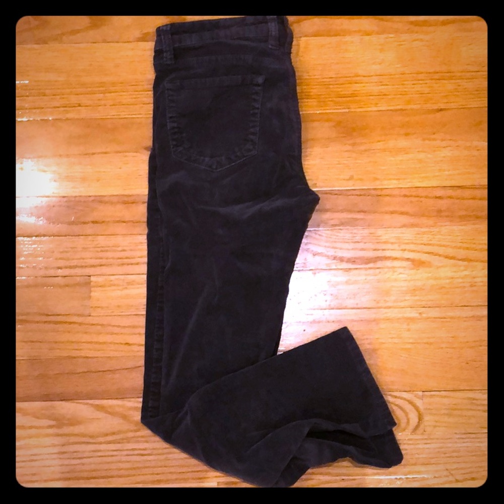 Gray straight leg chino